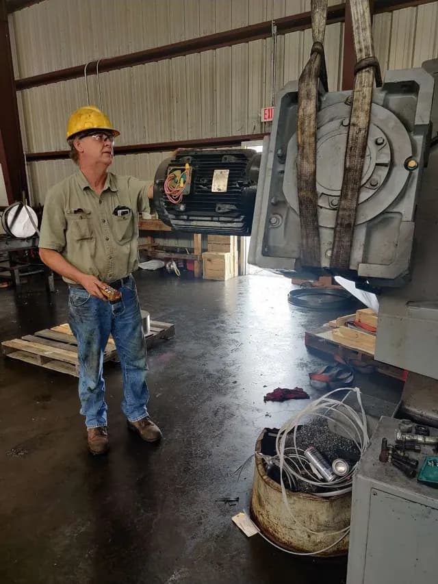 Photo 8: Senior tech on site